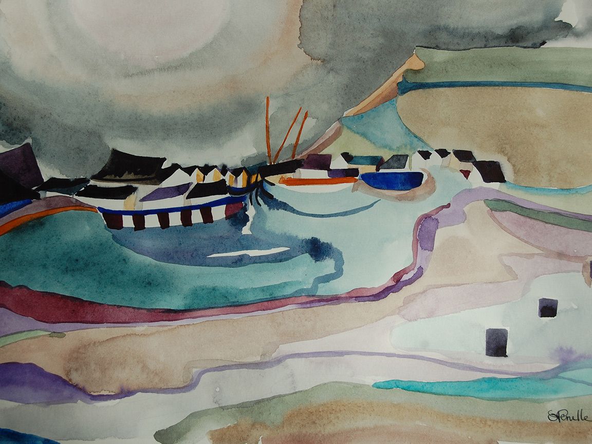 Odile Penelle Artiste Peintre Aquarelle Acrylique Encre Soie