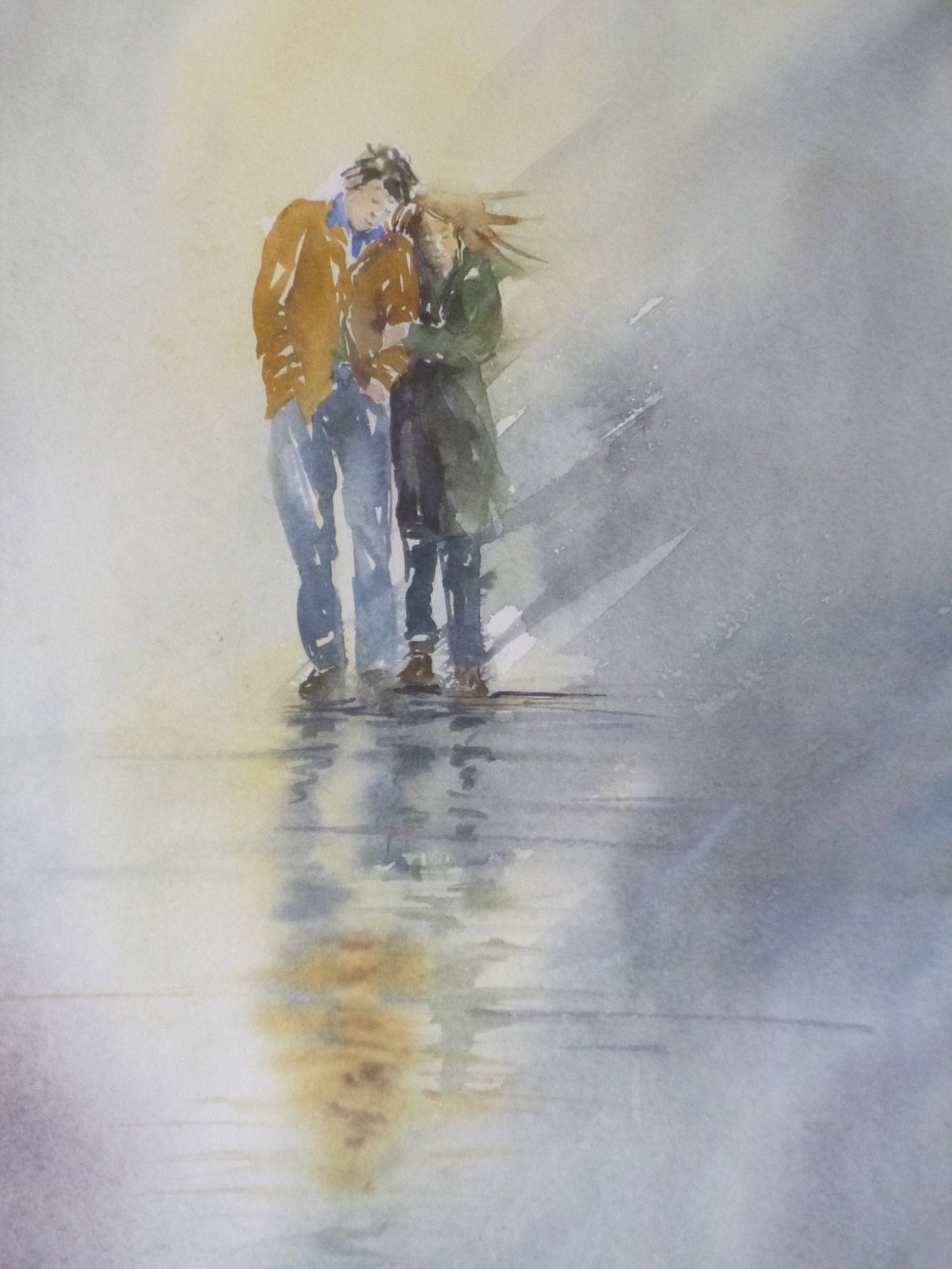 Odile Penelle Ensemble c'est tout Aquarelle